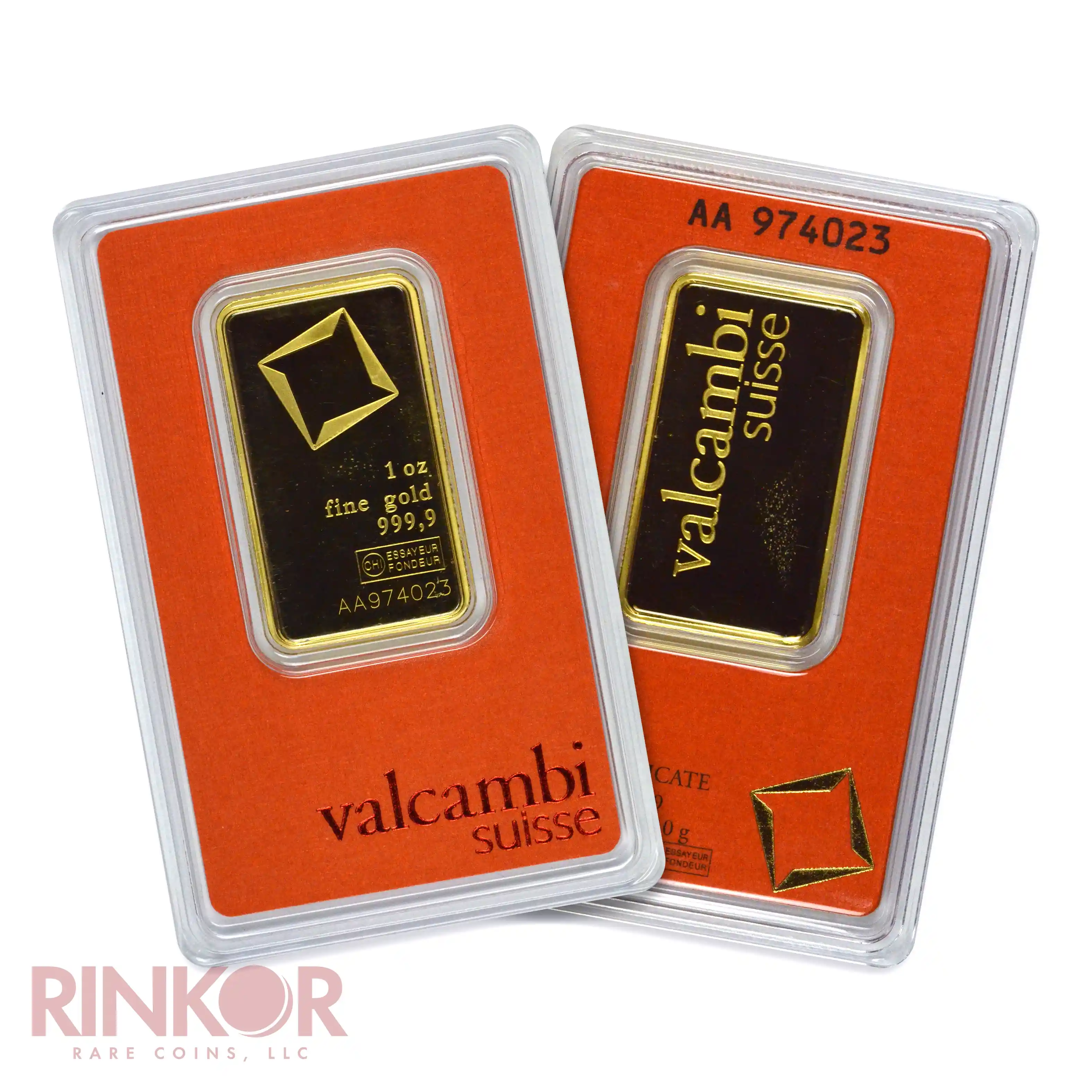 1oz Valcambi Gold Bar (Carded)