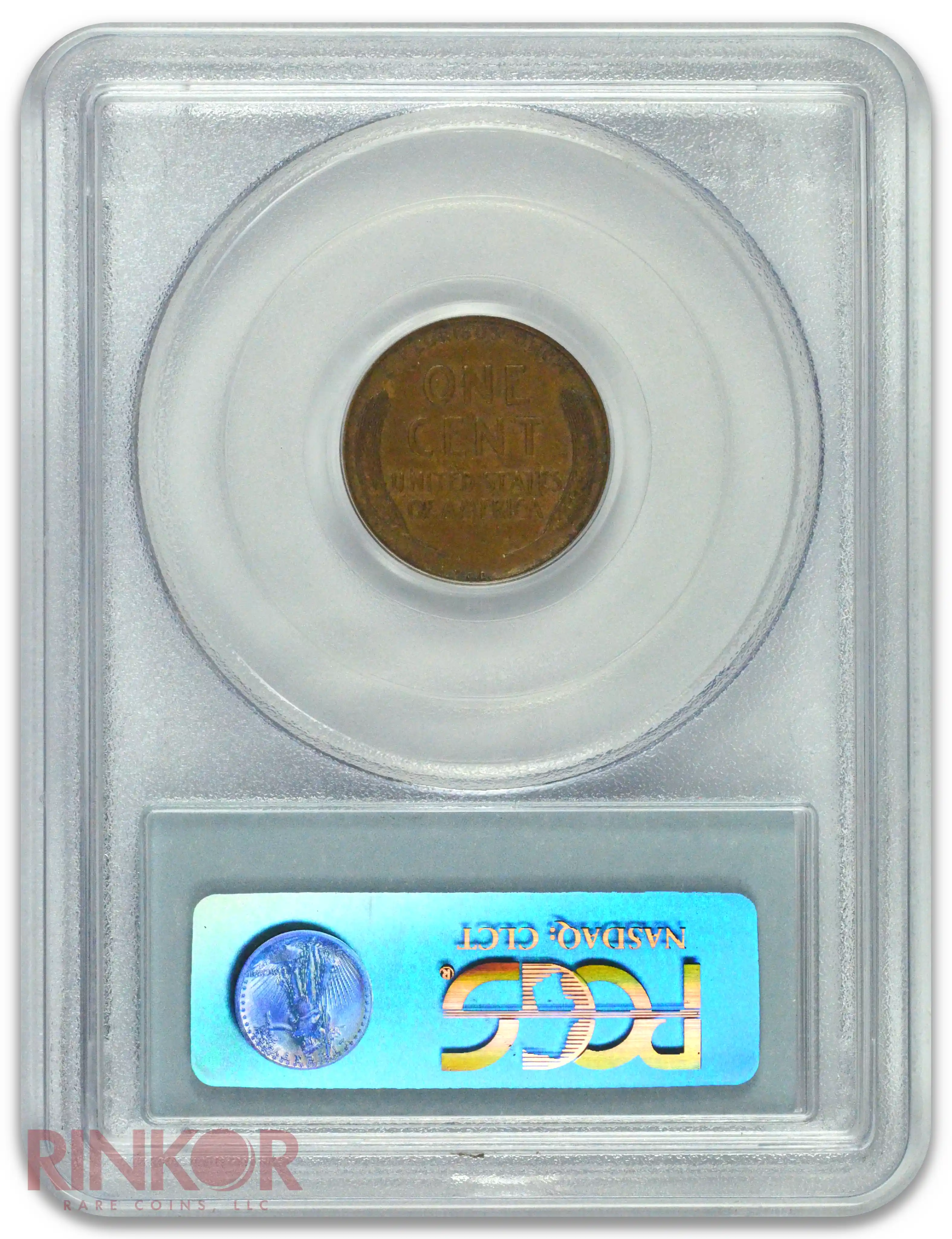 1909-S VDB 1C Lincoln Wheat Cent PCGS AU-50