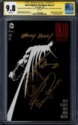 Dark Knight III: The Master Race #1 CGC Signature Series 9.8(D.C., 2016) Signed by Frank Miller, Brian Azzarello, Klaus Janson, & Andy Kubert 