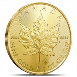 2025 $50 1oz. Canadian Gold Maple Leaf, BU 