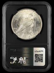 1923 $1 Ben Franklin Facsimile Signature Mike Castle Signature Label NGC MS67