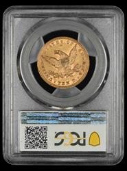 1853 $10 Gold PCGS  AU58 CAC