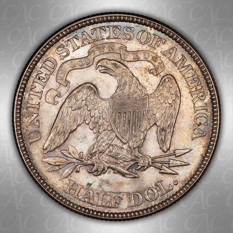 1873 Arrows 50C PCGS MS 64 CAC