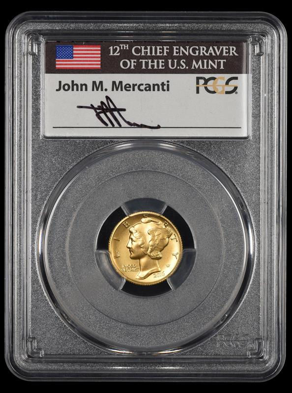 2016-W 10C PCGS 100th Anniversary FDOI SP70