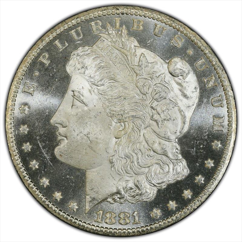 1881-CC $1 PCGS MS64PL CAC
