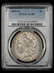 1889-O $1 PCGS AU-50