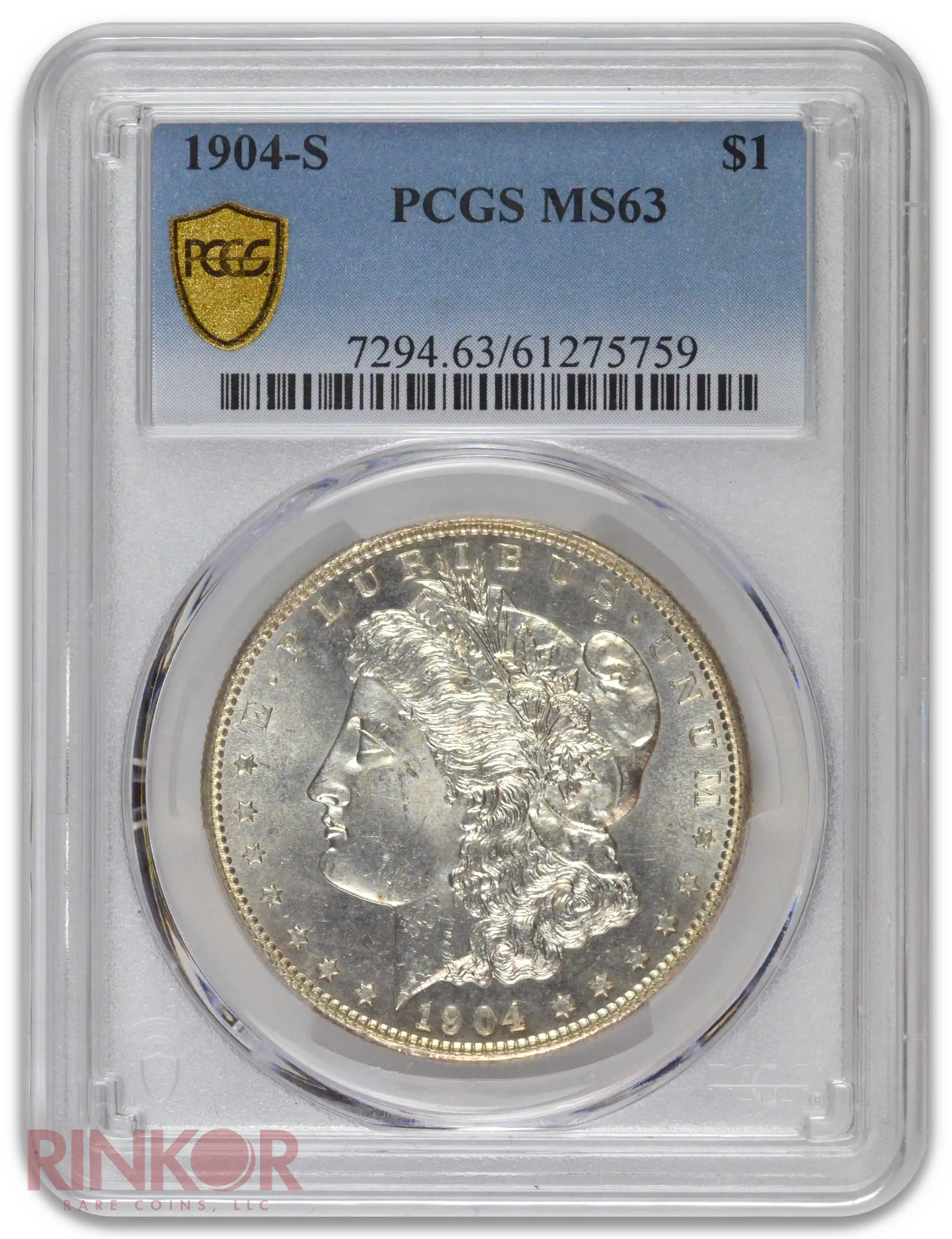 1904-S $1 Morgan Dollar PCGS MS 63