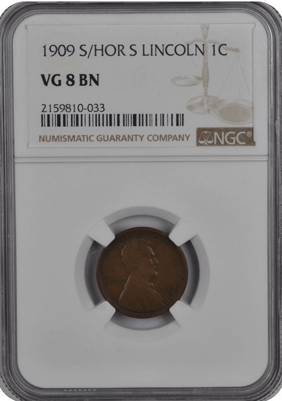 1909-S  HOR S Lincoln NGC VG- 8