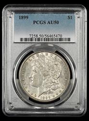 1899 $1 PCGS  AU50