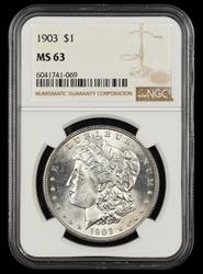 1903 $1 NGC MS 63