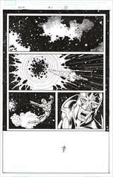 Nova #7 Page 21 Artist:  Sean Chen (Penciller) ,  Brian Denham (Penciller) ,  Scott Hanna (Inker) Media Type: Pen and Ink Art Type: Interior Page 
