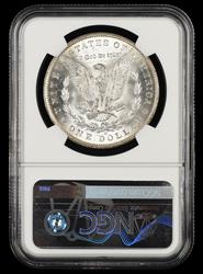 1887 O $1 NGC MS62