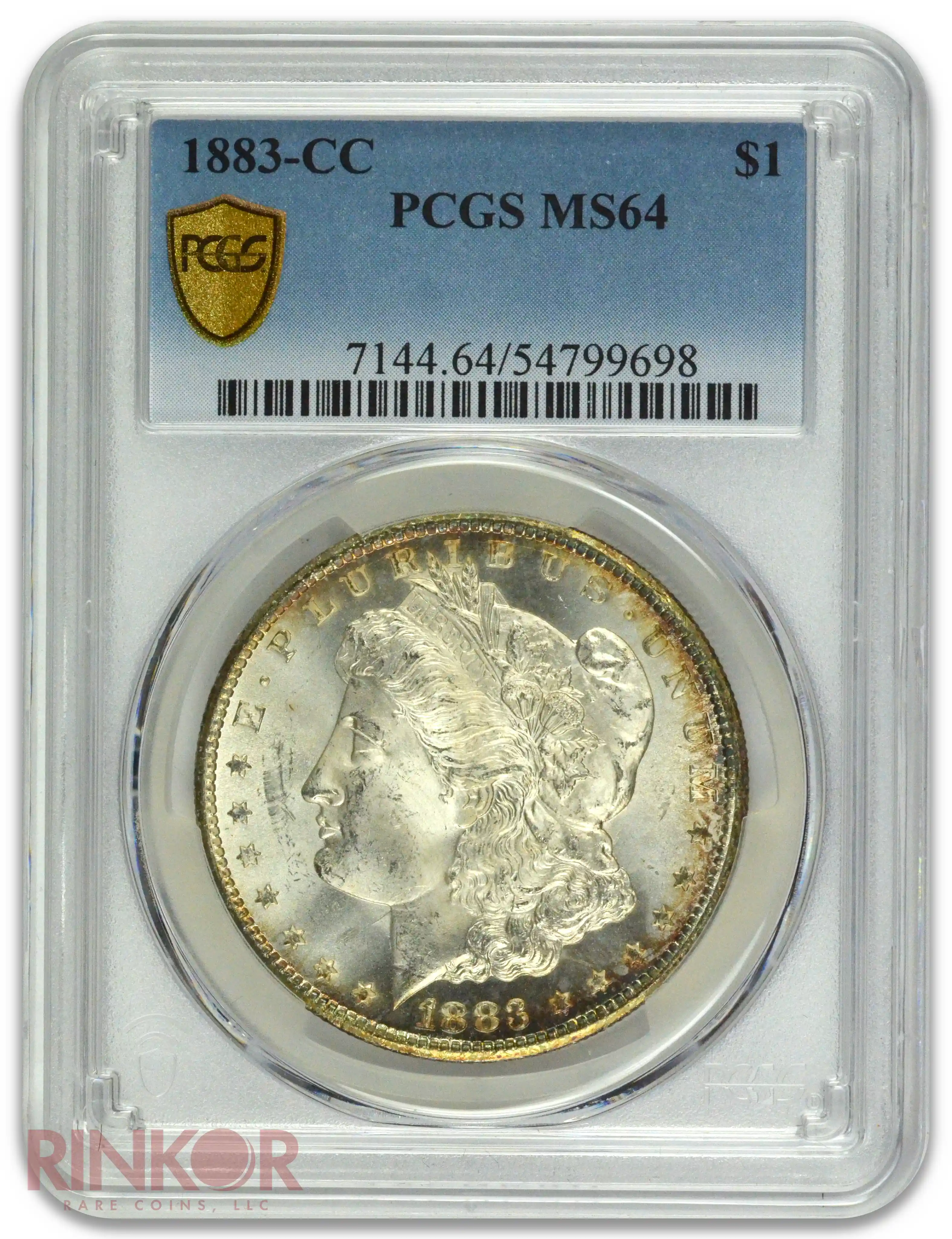 1883-CC $1 Morgan Dollar PCGS MS 64