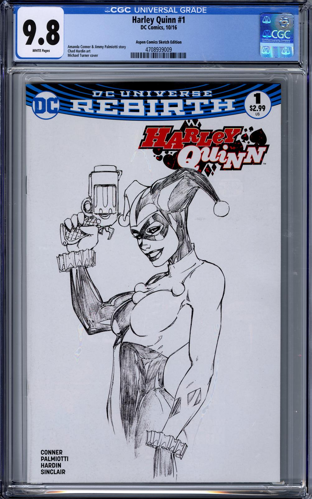 Harley Quinn #1 CGC 9.8 (D.C., 2016)  