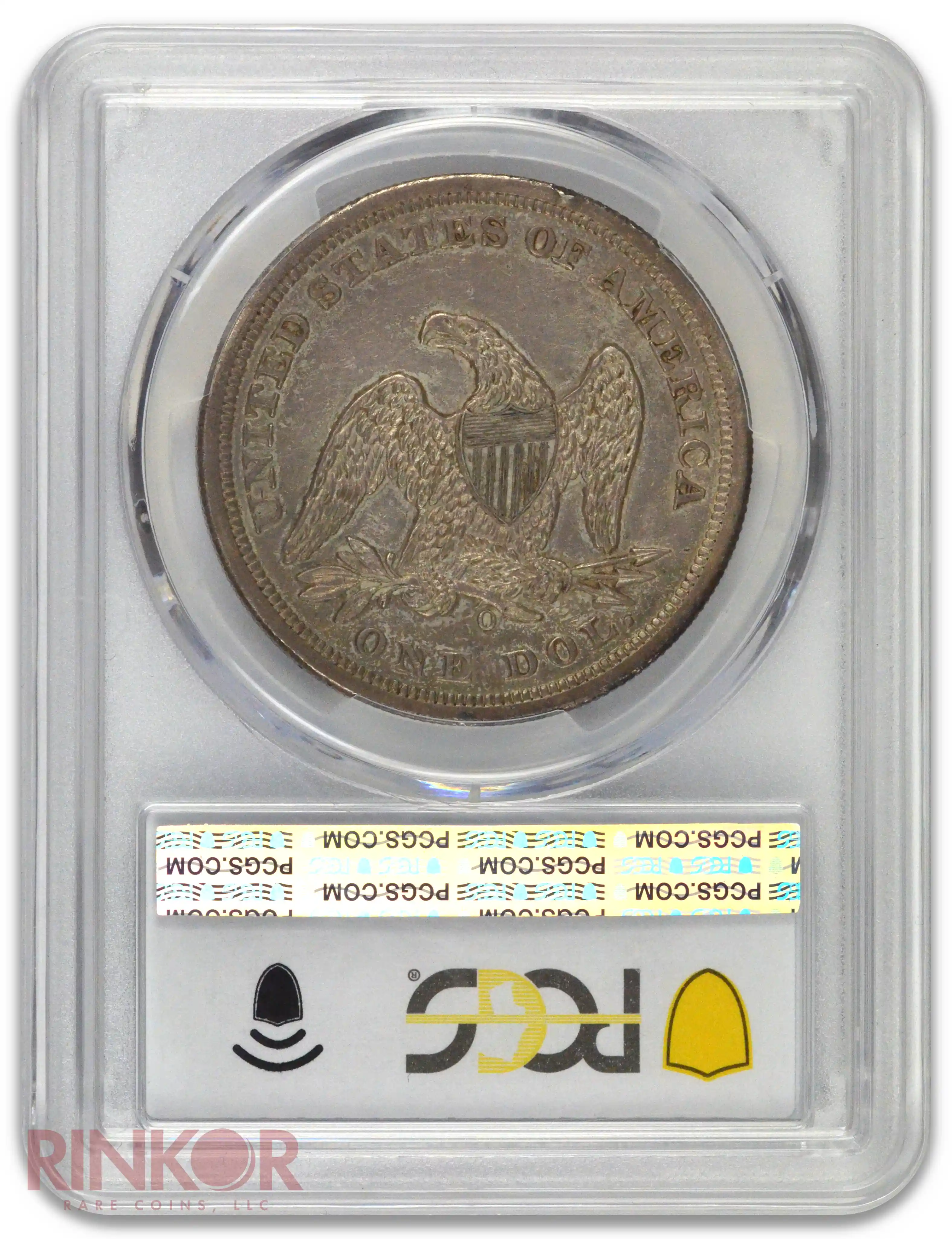 1859-O $1 Seated Dollar PCGS AU-53