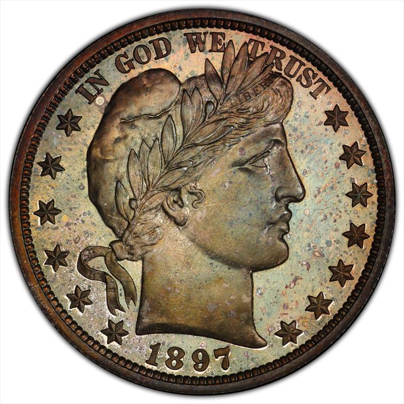 1897 50C PCGS PR 67 CAM CAC