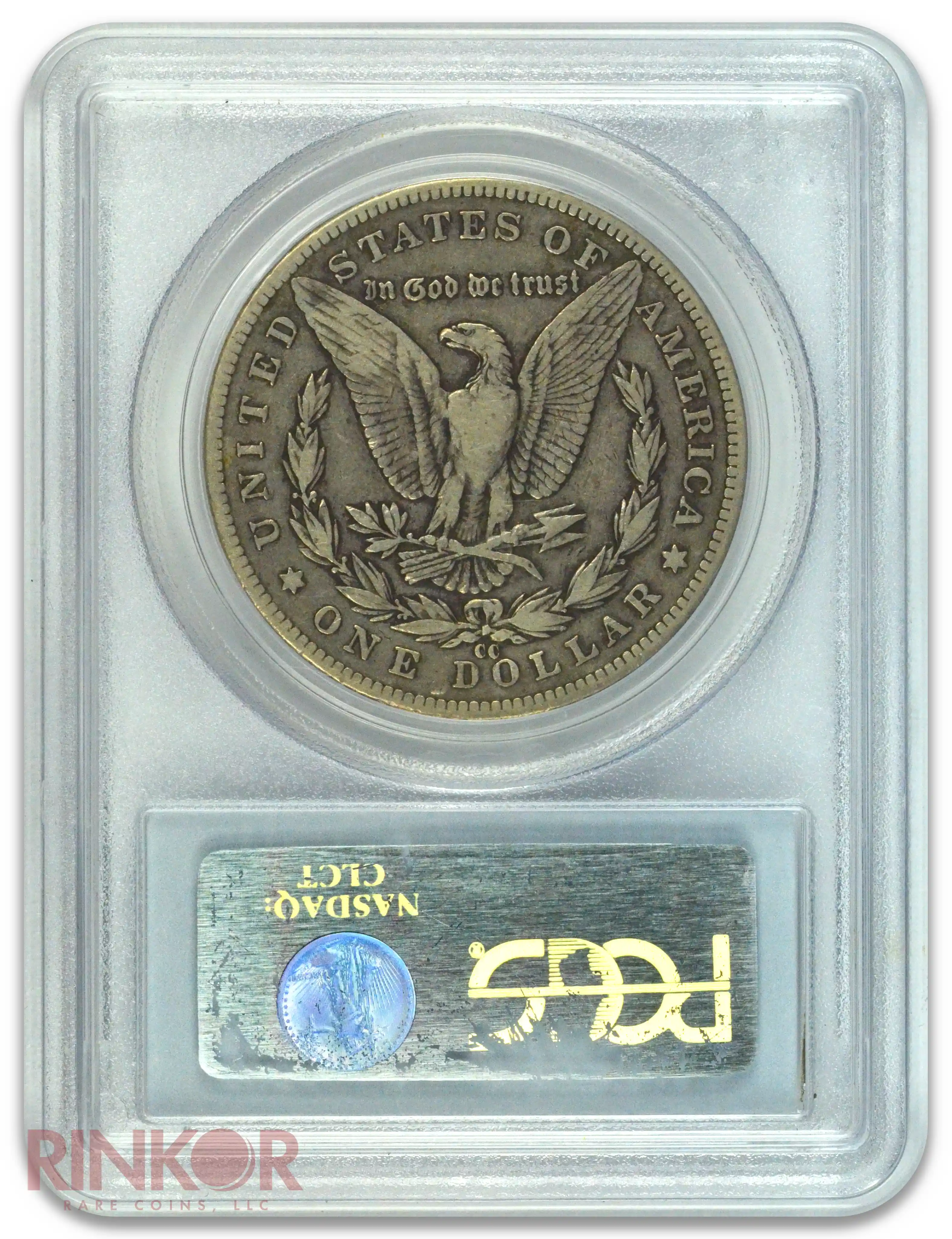 1889-CC $1 Morgan Dollar PCGS Reverse
