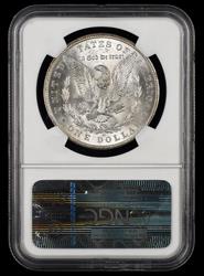 1887 O $1 NGC MS 64