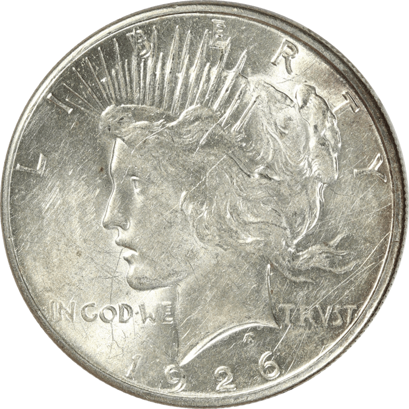 1926-S Peace Silver Dollar $1, Uncirculated