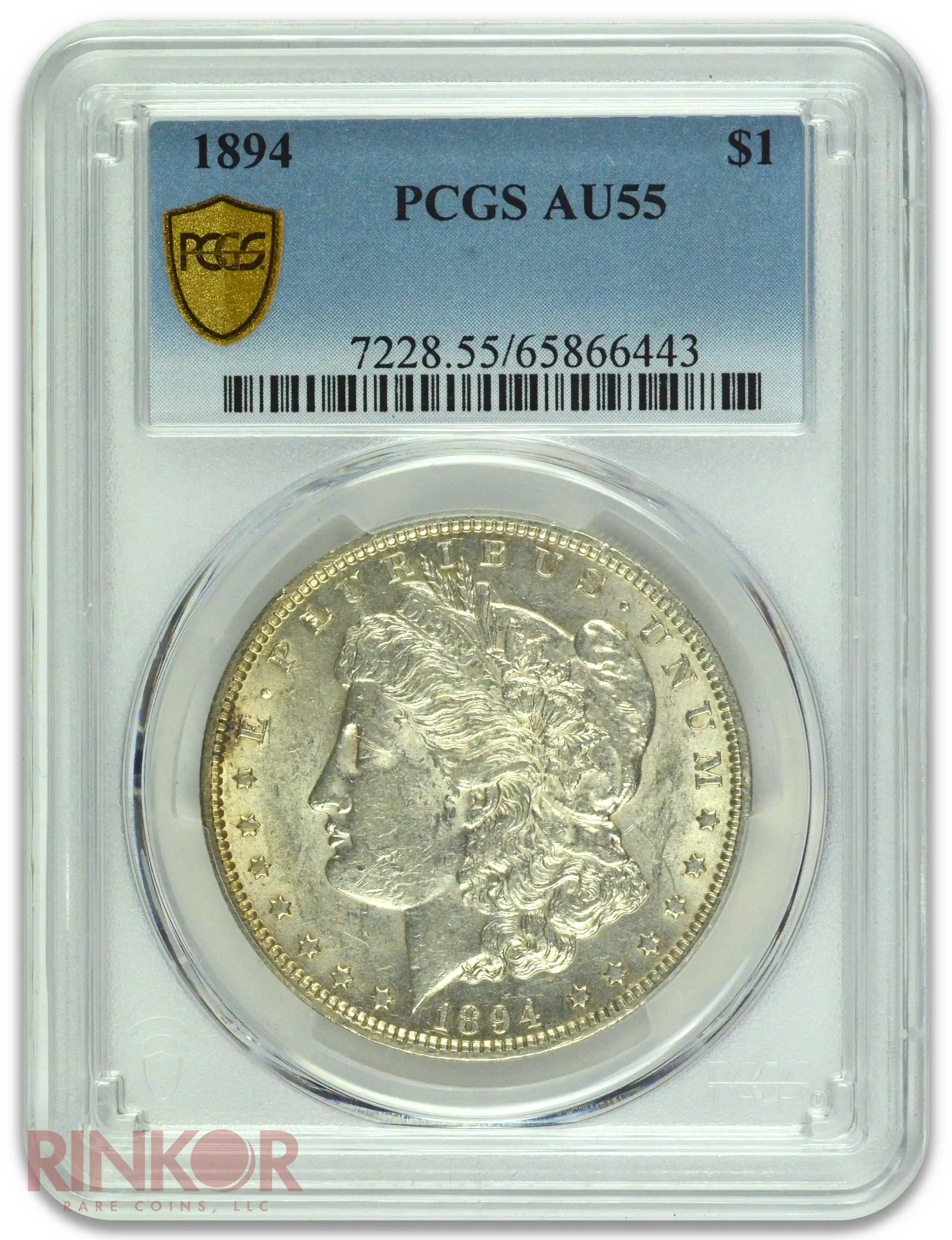 1894 $1 Morgan Dollar PCGS AU-55