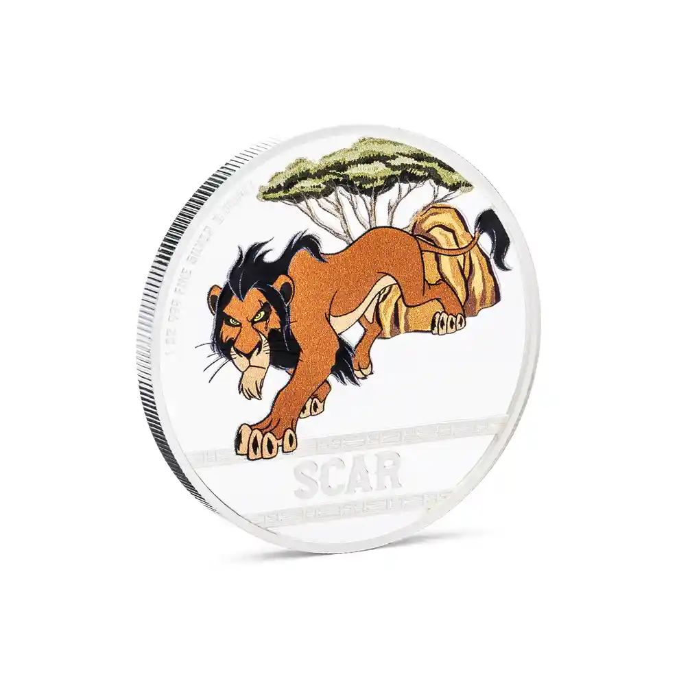 2024 Niue Disney Scar Lion King 30th Anniversary 1oz Silver Coin