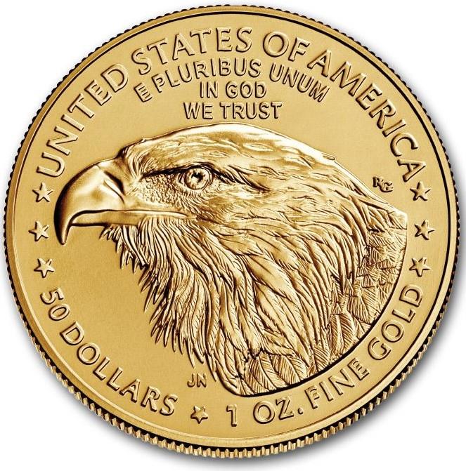 2024 $50 1oz. American Gold Eagle, BU