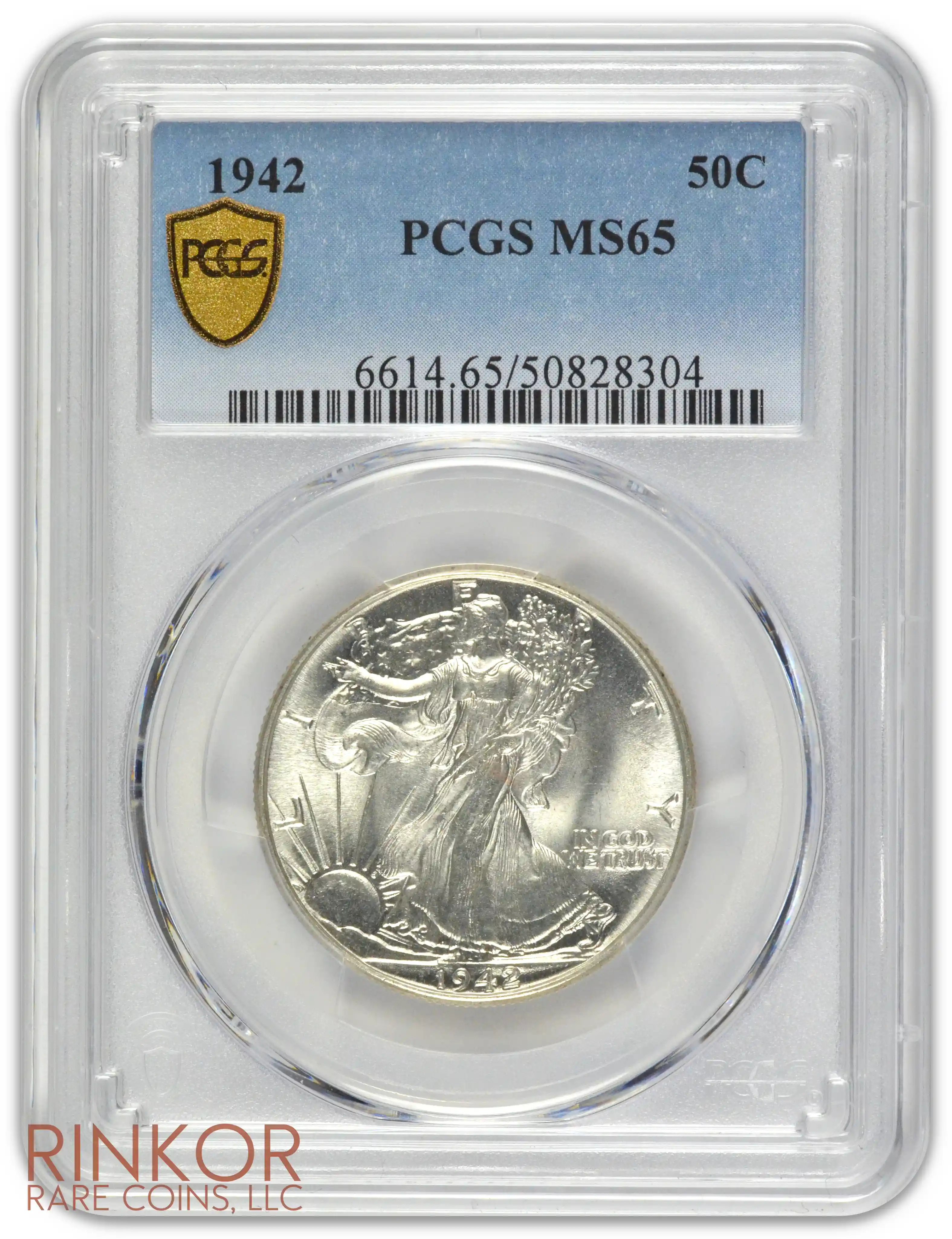 1942 Walking Liberty PCGS MS 65