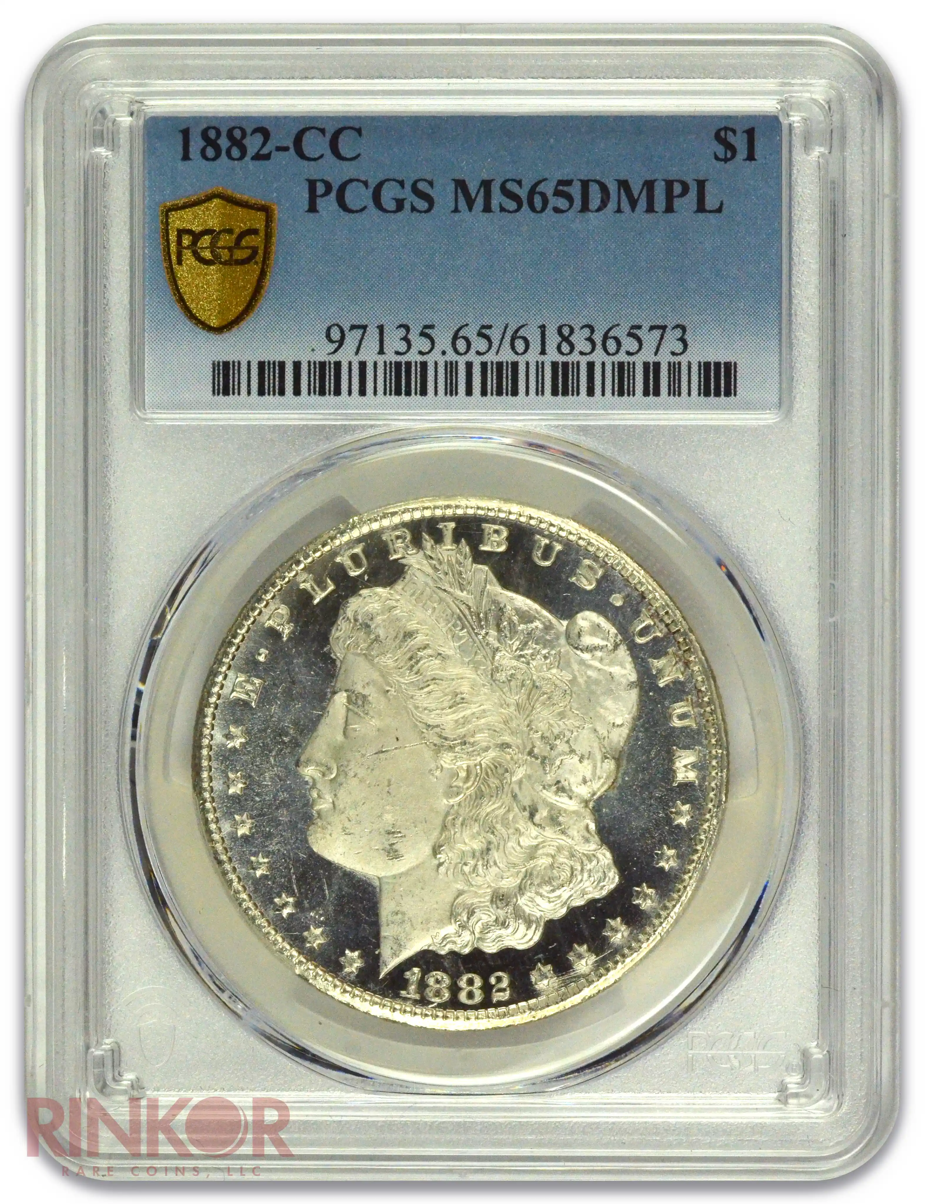 1881-CC $1 Morgan Dollar PCGS MS 65 DMPL