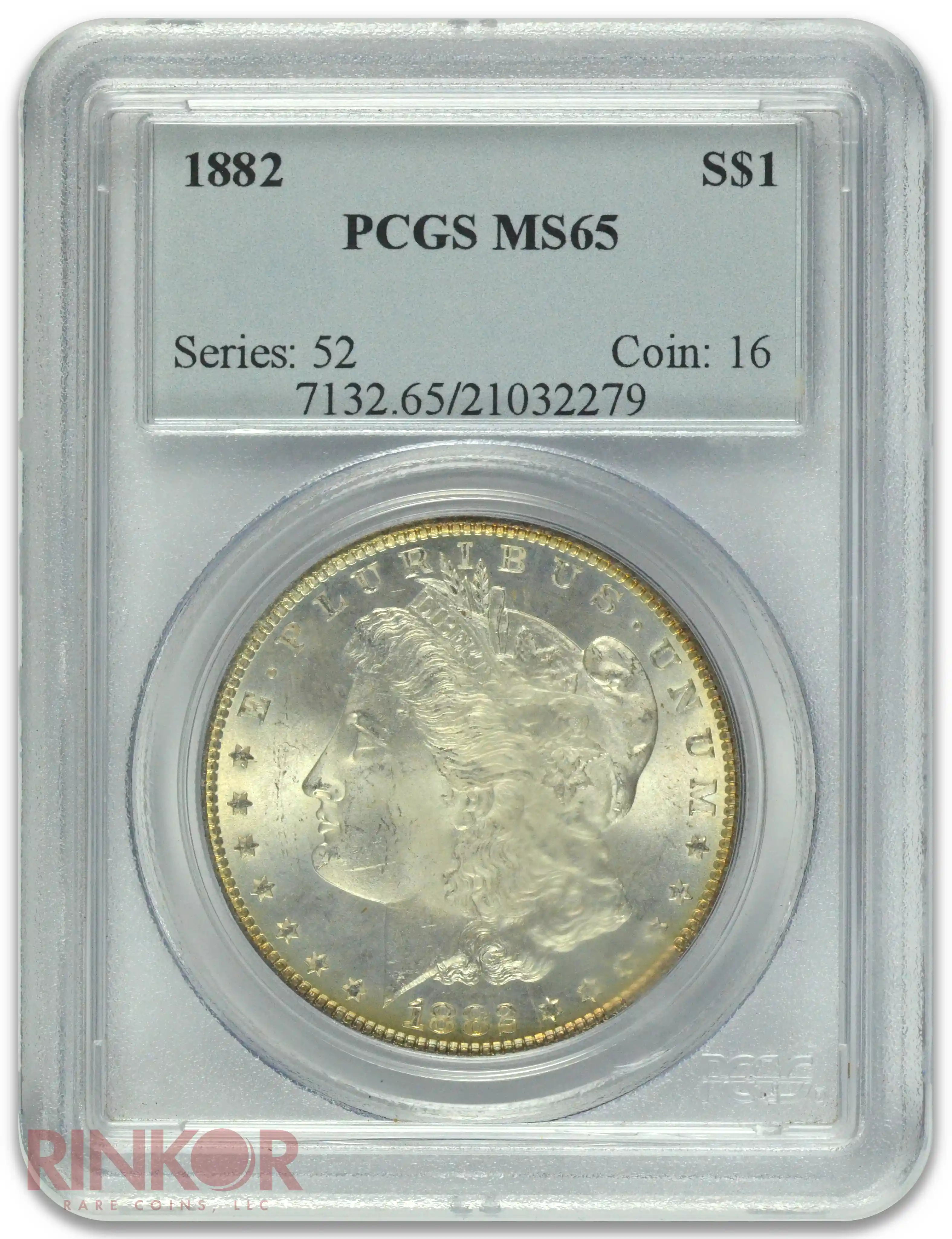 1882 $1 PCGS MS 65