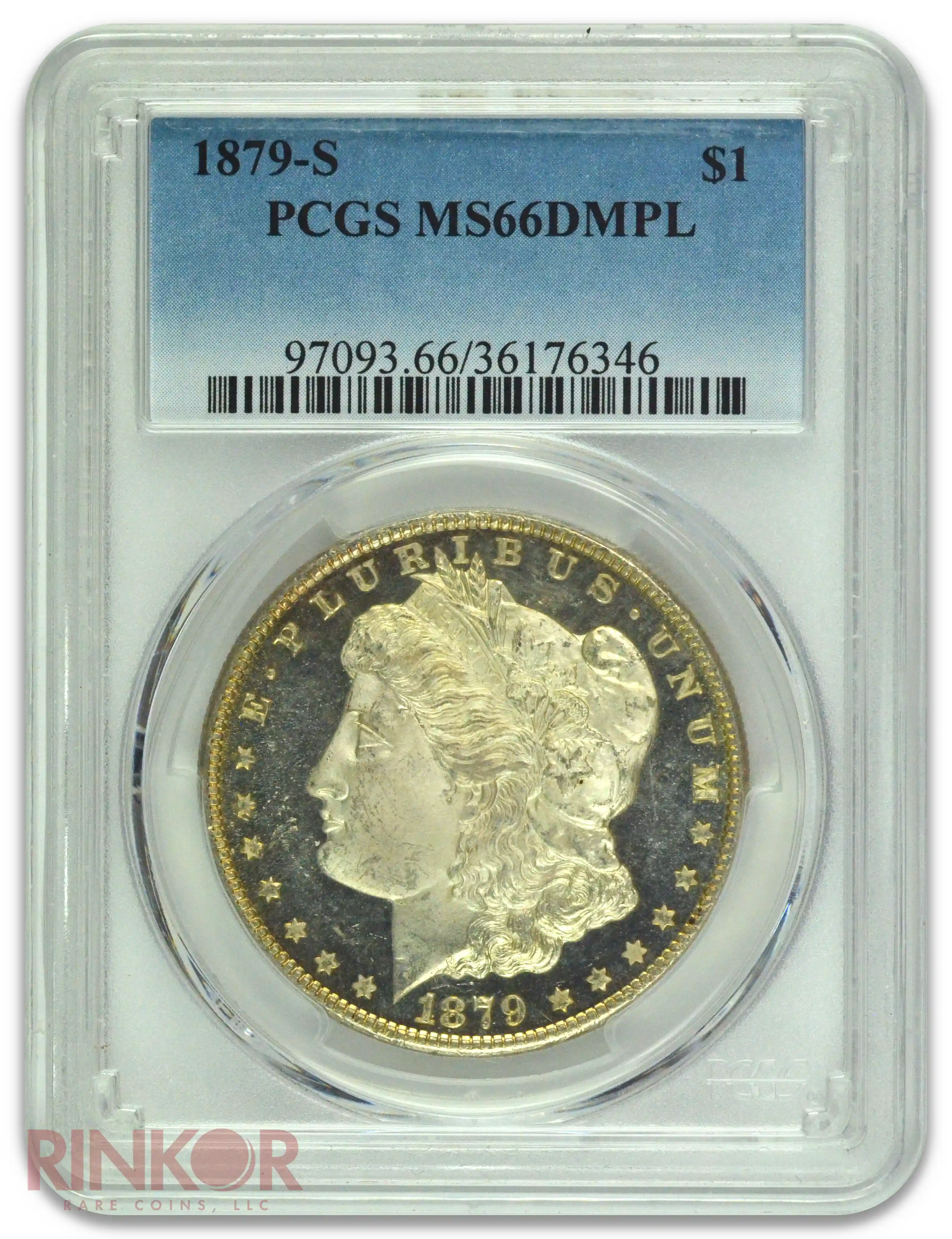 1879-S $1 Morgan Dollar PCGS MS 66 DMPL