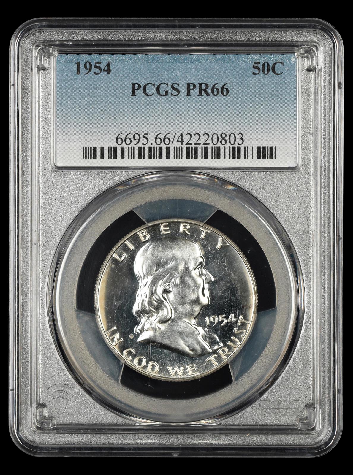 1954 Franklin Half Dollar PCGS PR66 PR66