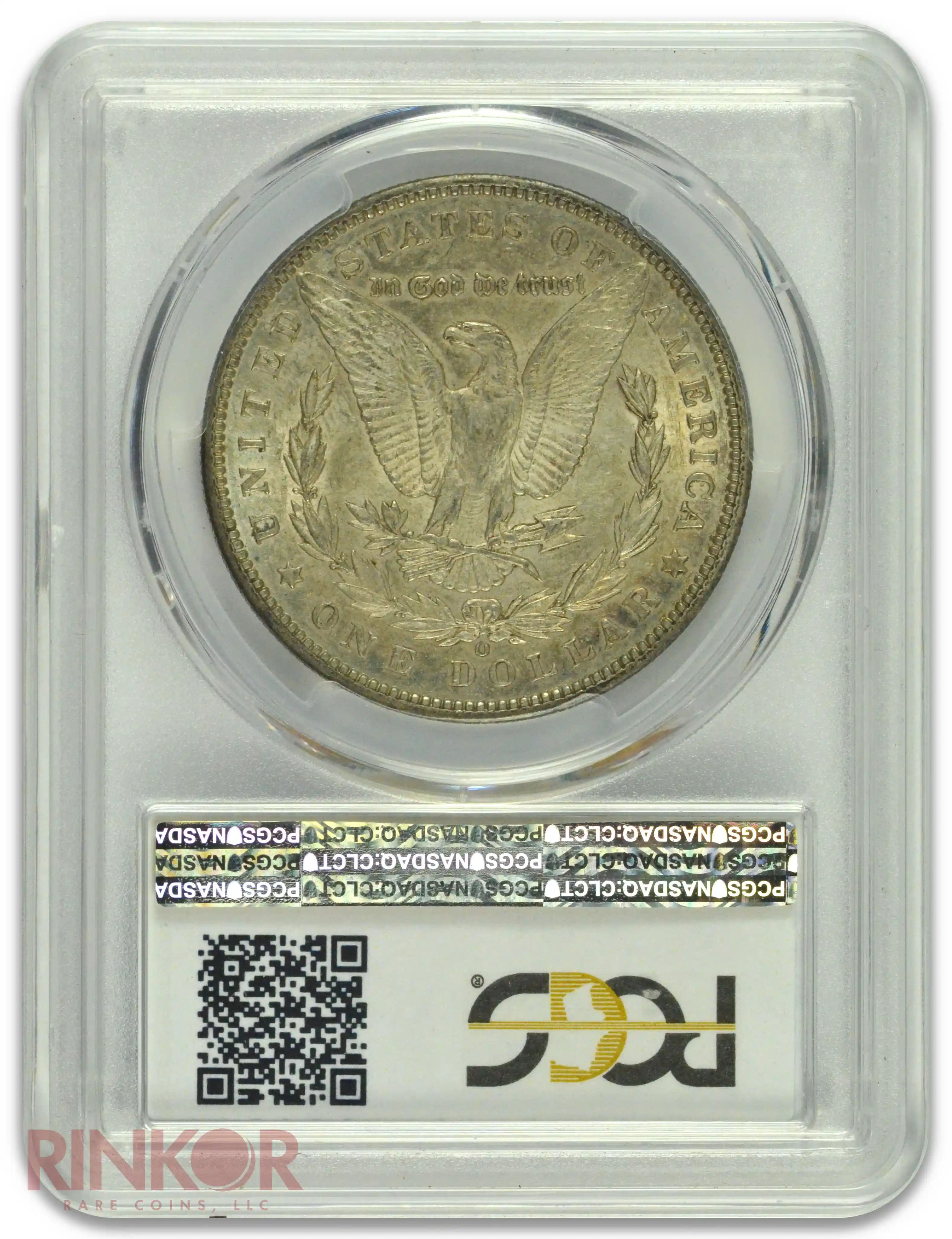 1893-O $1 PCGS AU-58 CAC