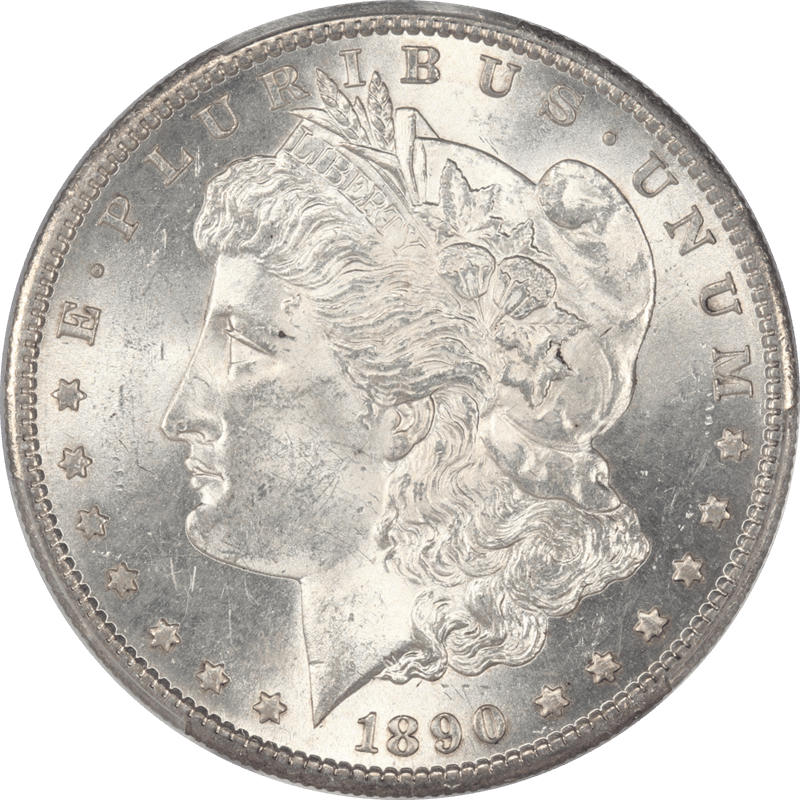 1890-S Morgan Silver Dollar PCGS MS62 