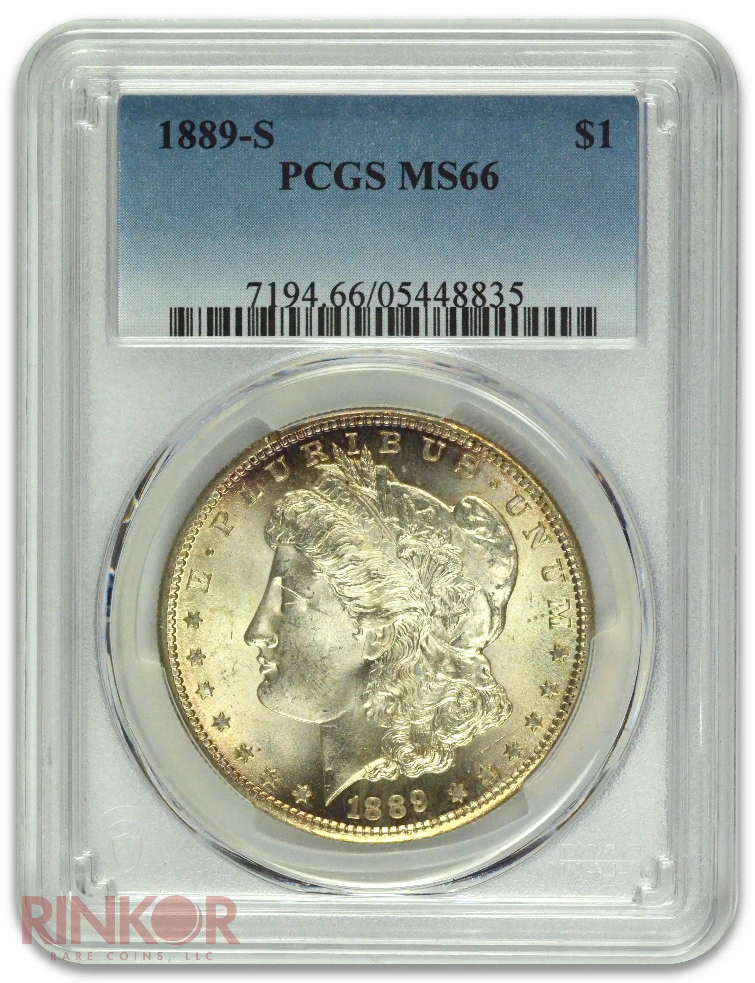 1889-S $1 Morgan Dollar PCGS MS 66