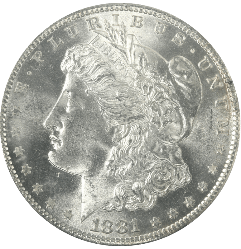 1881-S Morgan Dollar PCGS MS 65 