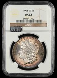 1903 S $1 NGC MS 63