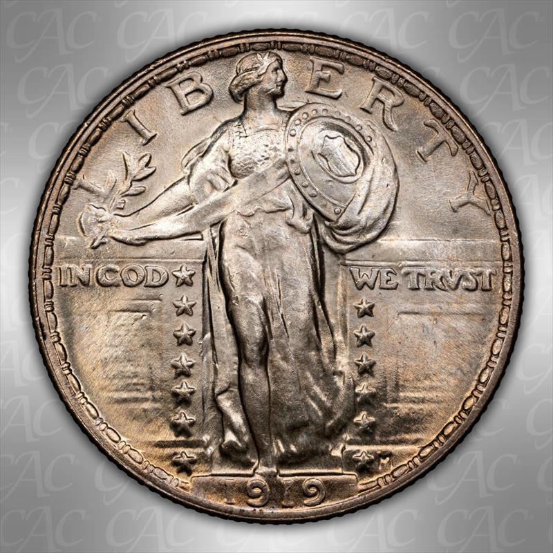 1919 25C CACG MS 66 FH 