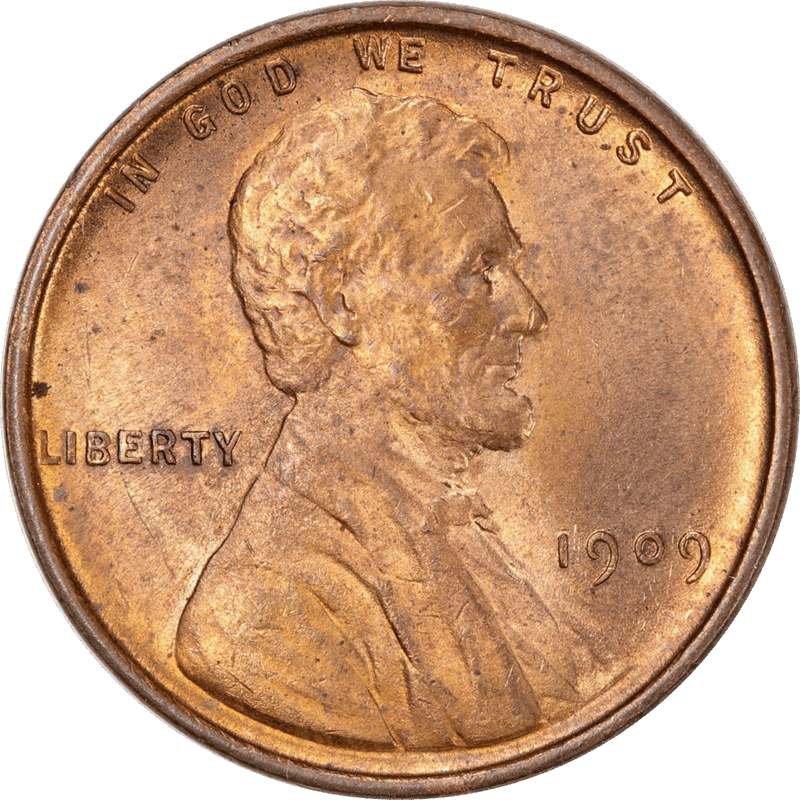 1909 VDB Lincoln Wheat Cent, 1c Uncirculated - Nice Coin 