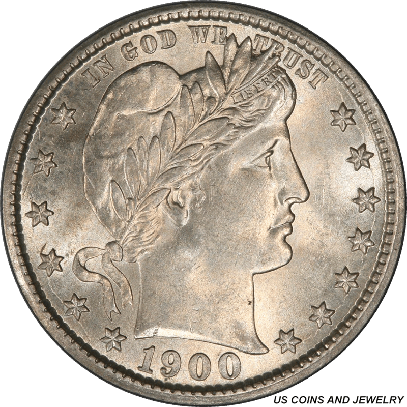 Buy QUARTERS SILVER COINS1900S Barber Quarter PCGS MS63