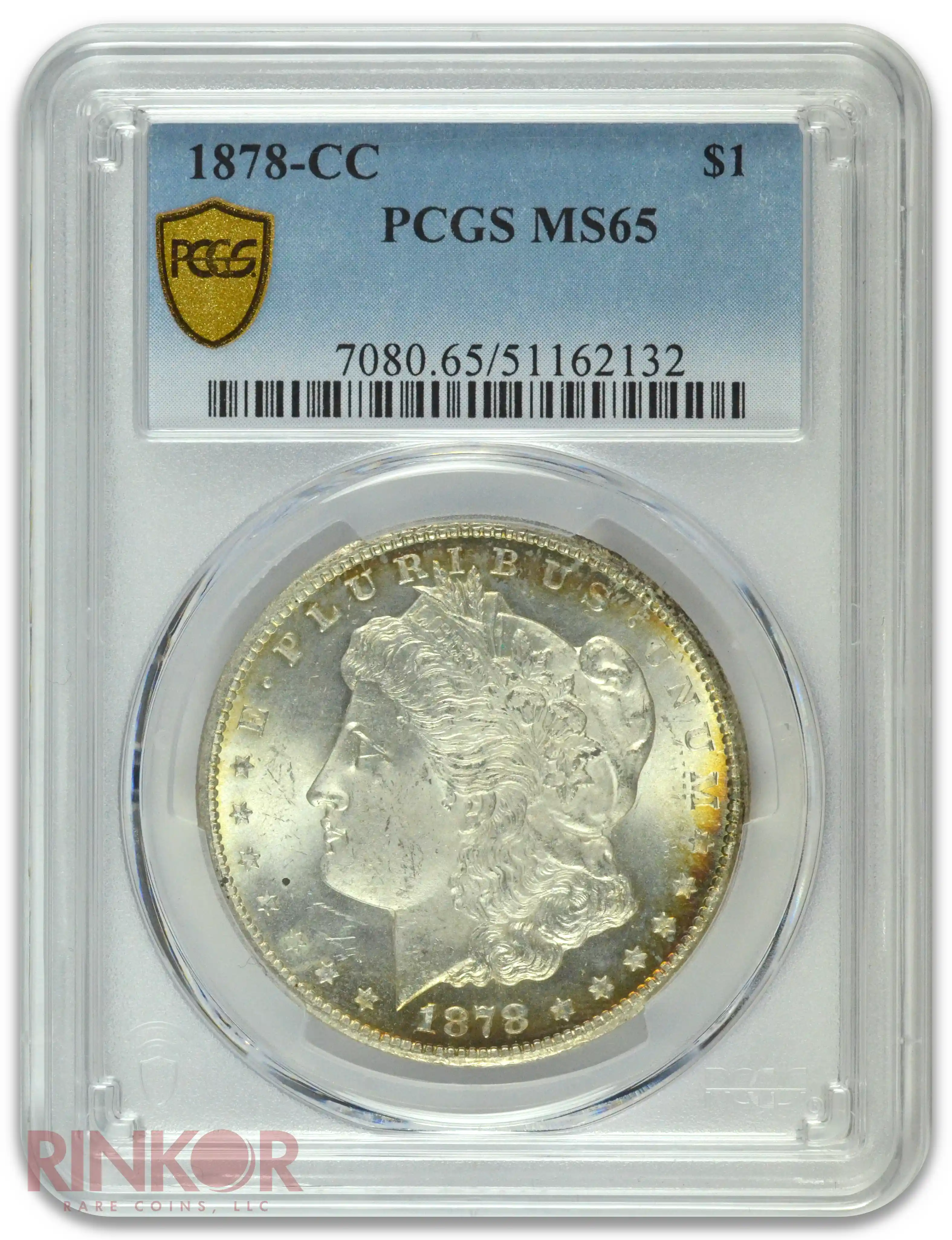 1878-CC $1 PCGS MS 65