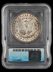 1896 O $1 Mint Error Planchet Flaw ICG AU50