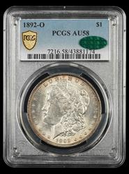 1892 O $1 PCGS  AU58 CAC