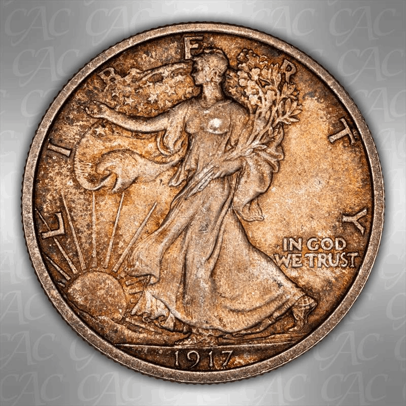 1917 50c CACG MS 64