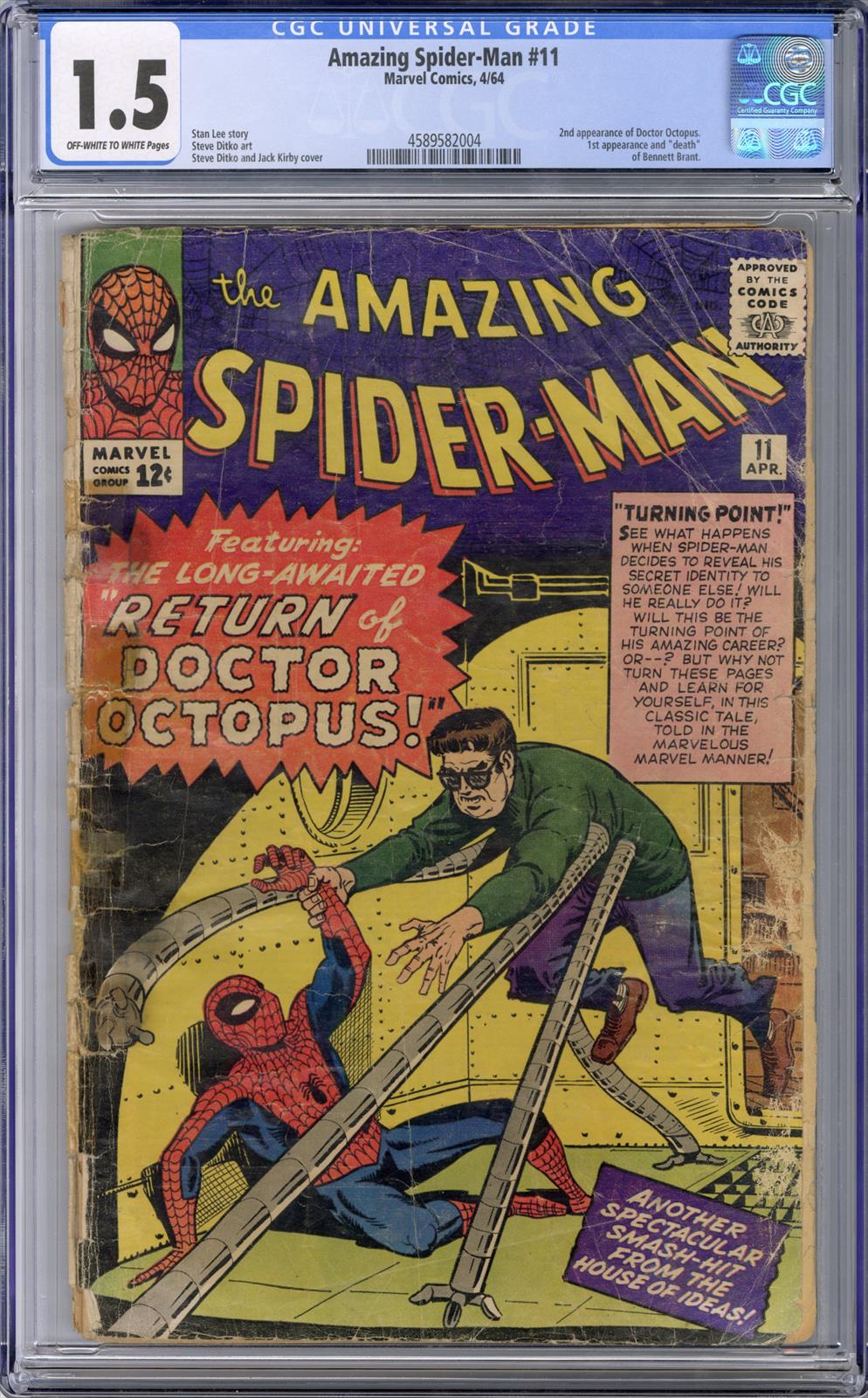 Amazing Spiderman #11 CGC 1.5 1.5