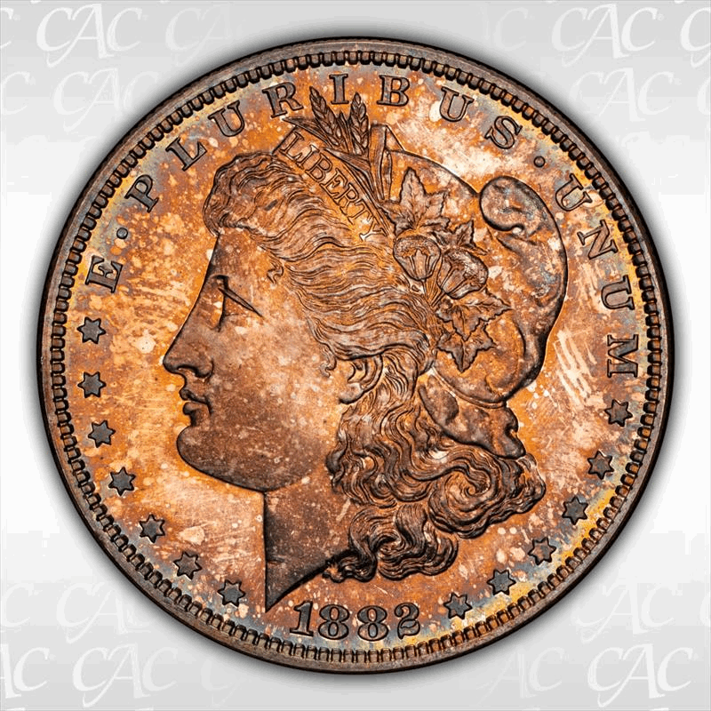 1882 $1 CACG PR 66