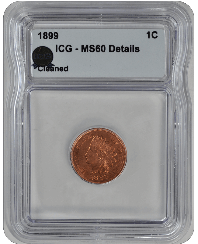 1899 Indian ICG (P) MS 60