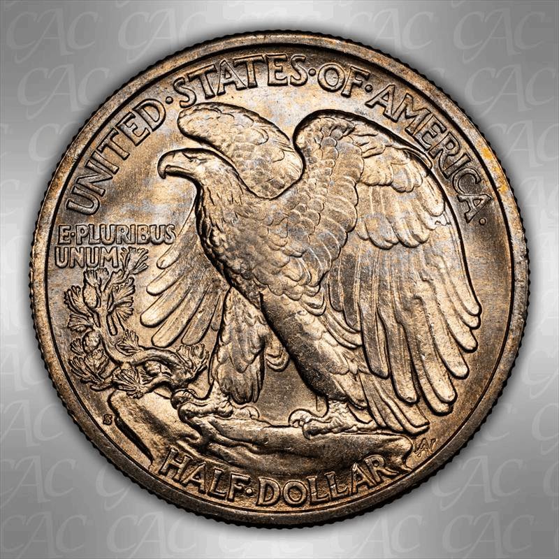 1939-S 50c CACG MS 66