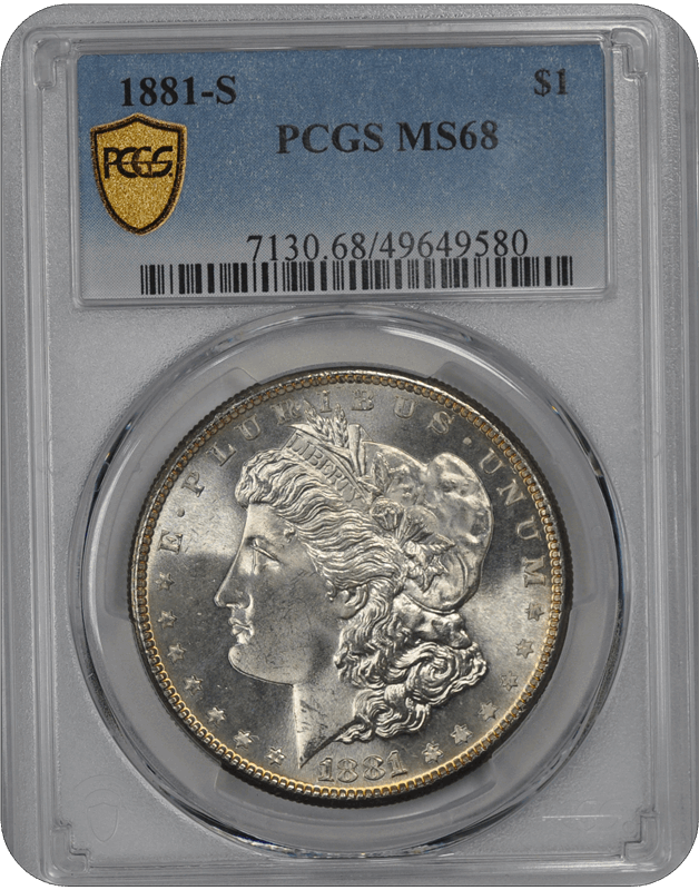 1881-S Morgan PCGS MS 68