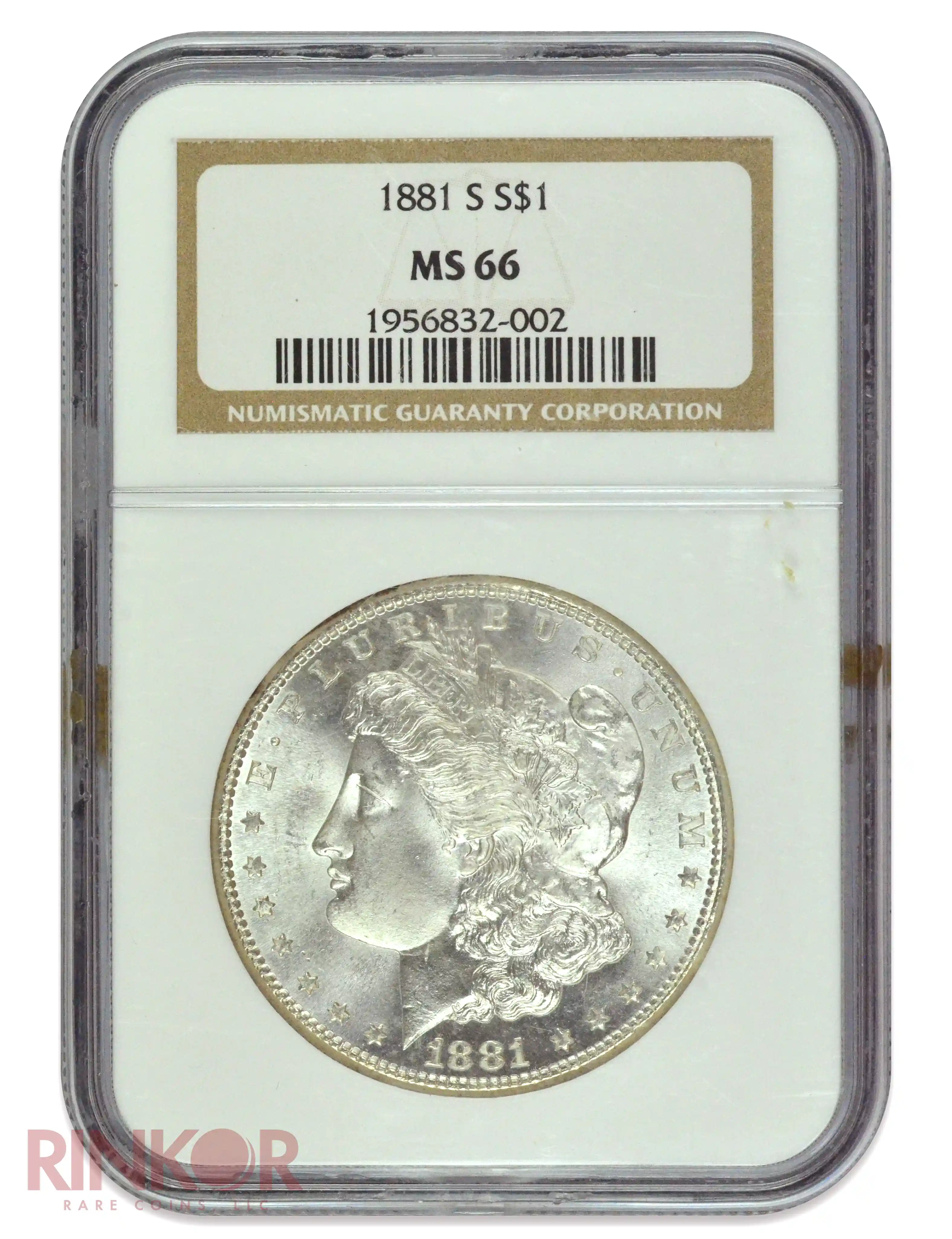 1881-S $1 Morgan Dollar NGC MS 66
