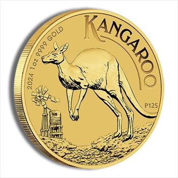 2024 1 oz Australian Kangaroo Gold Coin image 3